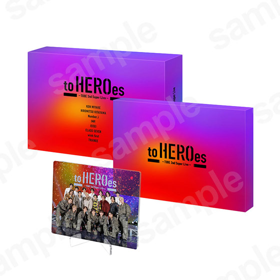 《2形態まとめ買い特典付》 to HEROes 〜TOBE 2nd Super Live〜 初回生産限定盤・通常盤